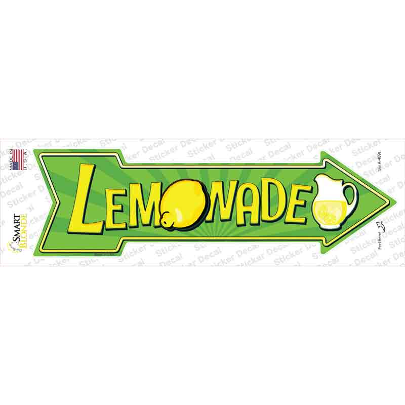 Lemonade Novelty Arrow Sticker Decal