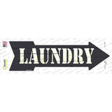 Laundry Novelty Arrow Sticker Decal