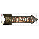 Arizona Route 66 Bulb Letters Novelty Arrow Sticker Decal