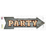 Party Bulb Letters Novelty Arrow Sticker Decal