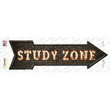 Study Zone Bulb Letters Novelty Arrow Sticker Decal