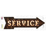 Service Bulb Letters Novelty Arrow Sticker Decal