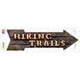 Hiking Trails Bulb Letters Novelty Arrow Sticker Decal