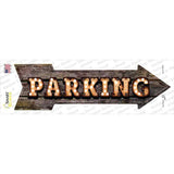 Parking Bulb Letters Novelty Arrow Sticker Decal