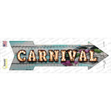 Carnival Bulb Letters Novelty Arrow Sticker Decal