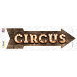 Circus Bulb Letters Novelty Arrow Sticker Decal