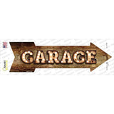 Garage Bulb Letters Novelty Arrow Sticker Decal