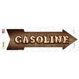 Gasoline Bulb Letters Novelty Arrow Sticker Decal