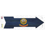 Idaho State Flag Novelty Arrow Sticker Decal