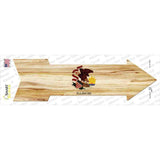 Illinois State Flag Novelty Arrow Sticker Decal