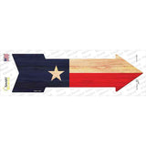 Texas State Flag Novelty Arrow Sticker Decal