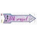 Mermaid Zone Novelty Arrow Sticker Decal