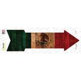 Mexico Flag Novelty Arrow Sticker Decal