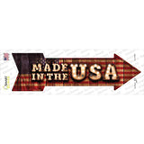 Made in the USA Bulb Letters Novelty Arrow Sticker Decal