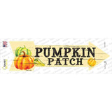 Pumpkin Patch Novelty Arrow Sticker Decal