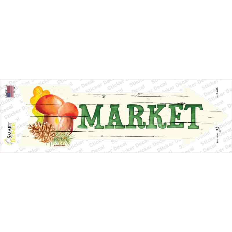 Market Novelty Arrow Sticker Decal