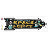 US Space Force Novelty Arrow Sticker Decal