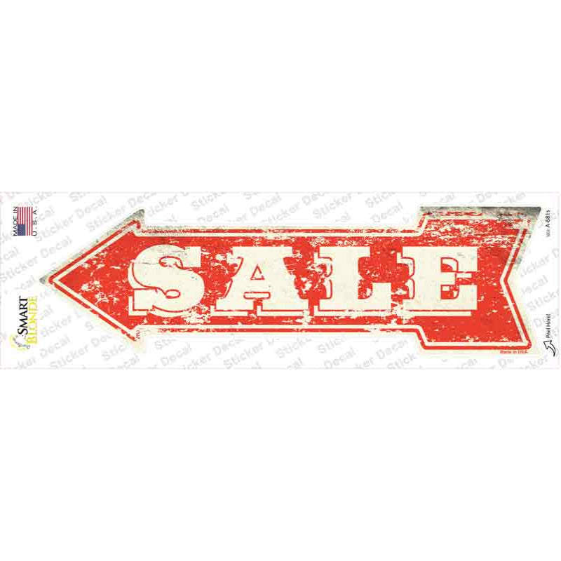 For Sale to the Left Novelty Arrow Sticker Decal