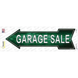 Garage Sale Left Novelty Arrow Sticker Decal