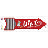 Winter Wonderland Novelty Arrow Sticker Decal