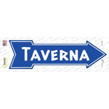 Taverna Blue Novelty Arrow Sticker Decal