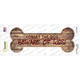 Beware of Kids Novelty Bone Sticker Decal