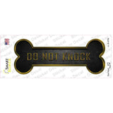 Do Not Knock Novelty Bone Sticker Decal