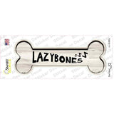 Lazybones Novelty Bone Sticker Decal