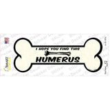 Find This Humerus Novelty Bone Sticker Decal