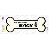 Got Your Back Novelty Bone Sticker Decal