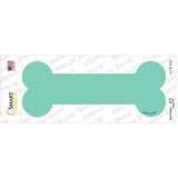 Mint Solid Novelty Bone Sticker Decal Small