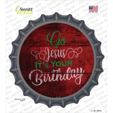 Go Jesus Novelty Bottle Cap Sticker Decal