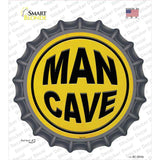 Man Cave Novelty Bottle Cap Sticker Decal