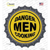 Danger Men Cooking Novelty Bottle Cap Sticker Decal