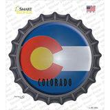 Colorado State Flag Novelty Bottle Cap Sticker Decal