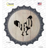Chickens Make BBQ Novelty Bottle Cap Sticker Decal
