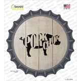 Pigs Make Pork Chops Novelty Bottle Cap Sticker Decal