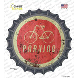 Bicycle Parking Novelty Bottle Cap Sticker Decal