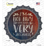 Im Just Very Relaxed Novelty Bottle Cap Sticker Decal