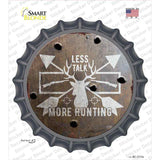 Less Talk More Hunting Novelty Bottle Cap Sticker Decal