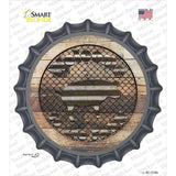 Welcome To The Farm Pig Novelty Bottle Cap Sticker Decal