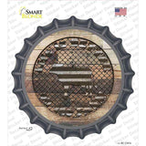 Better On The Farm Cow Novelty Bottle Cap Sticker Decal