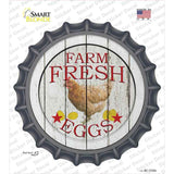 Farm Fresh Eggs Novelty Bottle Cap Sticker Decal