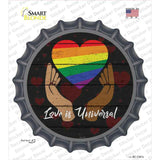 Love Is Universal Novelty Bottle Cap Sticker Decal