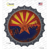 Arizona Rusty Stamped Novelty Bottle Cap Sticker Decal