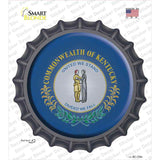 Kentucky State Flag Novelty Bottle Cap Sticker Decal