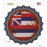 Hawaii Rusty Stamped Novelty Bottle Cap Sticker Decal