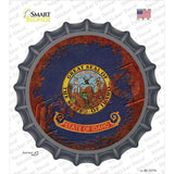 Idaho Rusty Stamped Novelty Bottle Cap Sticker Decal
