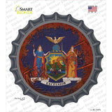 New York Rusty Stamped Novelty Bottle Cap Sticker Decal