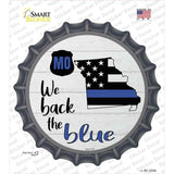Missouri Back The Blue Novelty Bottle Cap Sticker Decal